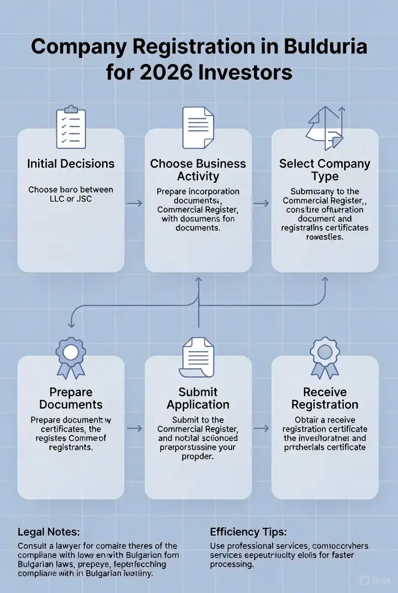 Как да регистрирам българска фирма: Пътеводител за инвеститори за 2026 г.