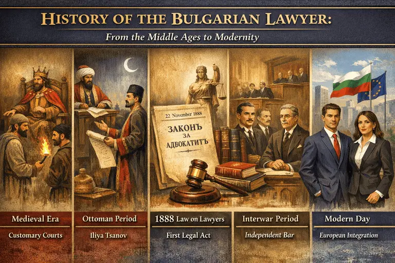 The History of Bulgarian Lawyer: From the Middle Ages to Modernity