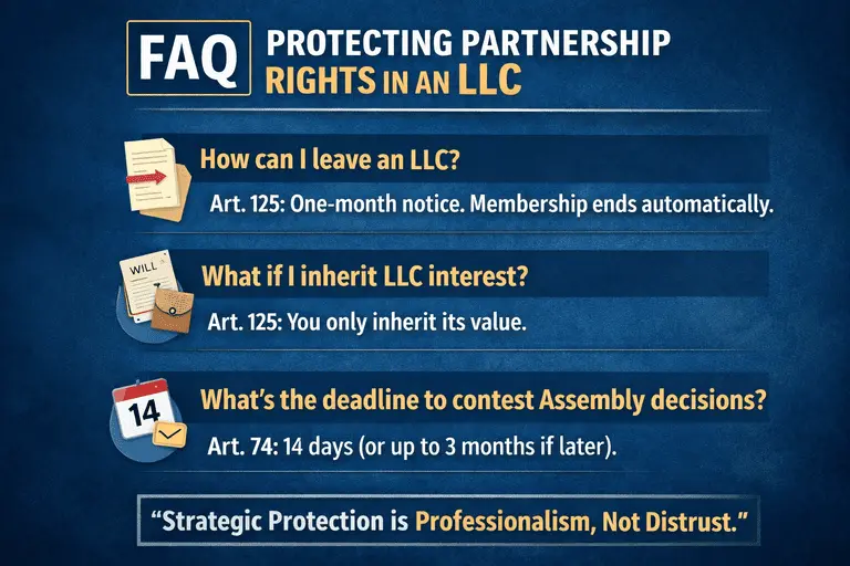 Bulgarian LLC Shareholder Rights Protection Handbook FAQ